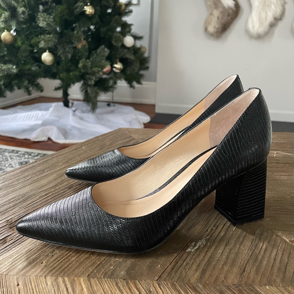 Marc Fisher classic black block heel